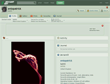 Tablet Screenshot of entopatrick.deviantart.com