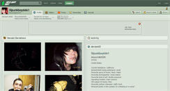 Desktop Screenshot of lilpunkboy6661.deviantart.com