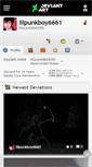 Mobile Screenshot of lilpunkboy6661.deviantart.com