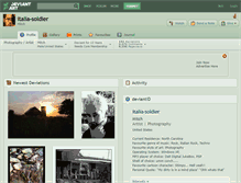 Tablet Screenshot of italia-soldier.deviantart.com