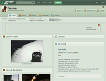 Tablet Screenshot of fairylale.deviantart.com