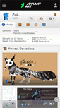 Mobile Screenshot of c--l.deviantart.com