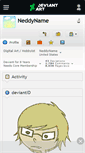 Mobile Screenshot of neddyname.deviantart.com