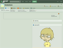 Tablet Screenshot of neddyname.deviantart.com