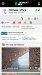 Mobile Screenshot of mimose-stock.deviantart.com