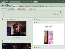 Tablet Screenshot of jeffburjr.deviantart.com