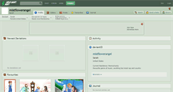 Desktop Screenshot of mistflowerangel.deviantart.com