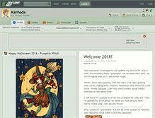 Tablet Screenshot of karmada.deviantart.com