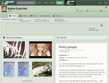 Tablet Screenshot of button-eyed-doll.deviantart.com