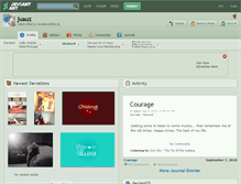 Tablet Screenshot of juauz.deviantart.com