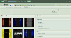 Desktop Screenshot of gr1mus.deviantart.com