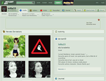 Tablet Screenshot of lolita33.deviantart.com