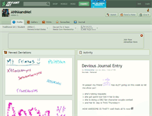 Tablet Screenshot of annaandmel.deviantart.com