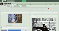 Desktop Screenshot of dauntless-gothika.deviantart.com