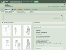 Tablet Screenshot of mkterra.deviantart.com