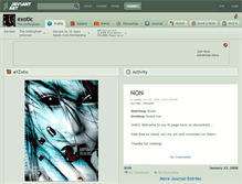 Tablet Screenshot of exotic.deviantart.com