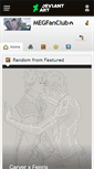 Mobile Screenshot of megfanclub.deviantart.com