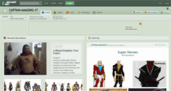 Desktop Screenshot of captain-amazing-17.deviantart.com