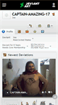 Mobile Screenshot of captain-amazing-17.deviantart.com