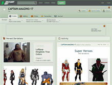 Tablet Screenshot of captain-amazing-17.deviantart.com