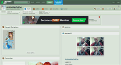 Desktop Screenshot of animemachofae.deviantart.com