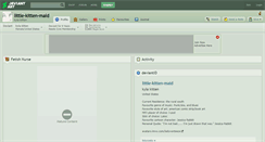 Desktop Screenshot of little-kitten-maid.deviantart.com