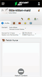 Mobile Screenshot of little-kitten-maid.deviantart.com