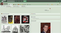 Desktop Screenshot of mandolia.deviantart.com