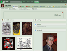 Tablet Screenshot of mandolia.deviantart.com