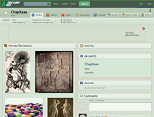 Tablet Screenshot of chapitaaa.deviantart.com