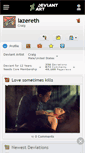Mobile Screenshot of lazereth.deviantart.com
