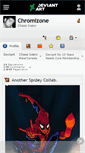 Mobile Screenshot of chromizone.deviantart.com