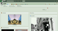 Desktop Screenshot of cvetak.deviantart.com