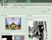 Tablet Screenshot of cvetak.deviantart.com