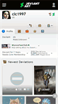 Mobile Screenshot of clc1997.deviantart.com