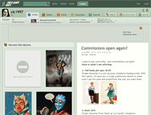 Tablet Screenshot of clc1997.deviantart.com