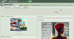Desktop Screenshot of cypher-calliste.deviantart.com