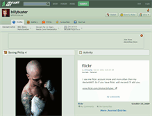 Tablet Screenshot of billybuster.deviantart.com