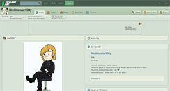 Desktop Screenshot of kimimonsterkitty.deviantart.com