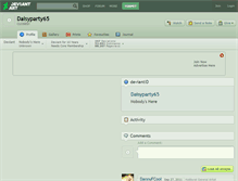 Tablet Screenshot of daisyparty65.deviantart.com