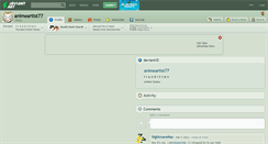 Desktop Screenshot of animeartist77.deviantart.com