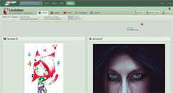 Desktop Screenshot of liluskitten.deviantart.com