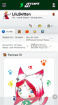 Mobile Screenshot of liluskitten.deviantart.com