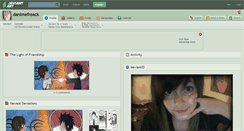 Desktop Screenshot of danimefreack.deviantart.com