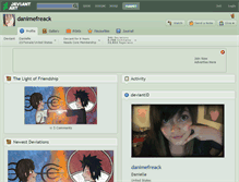 Tablet Screenshot of danimefreack.deviantart.com