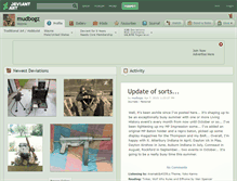 Tablet Screenshot of mudbogz.deviantart.com