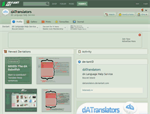 Tablet Screenshot of datranslators.deviantart.com