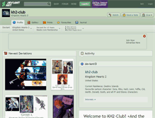 Tablet Screenshot of kh2-club.deviantart.com
