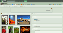 Desktop Screenshot of deborah-c.deviantart.com