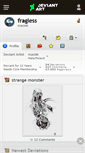 Mobile Screenshot of fragless.deviantart.com